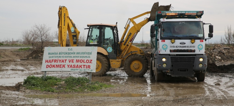 Manisa’da hafriyat temizliği sürüyor