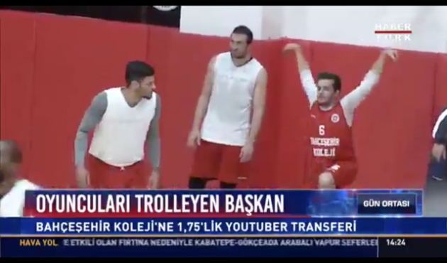 Bahçeşehir Koleji'ne idmanda 1.75'lik şaka!