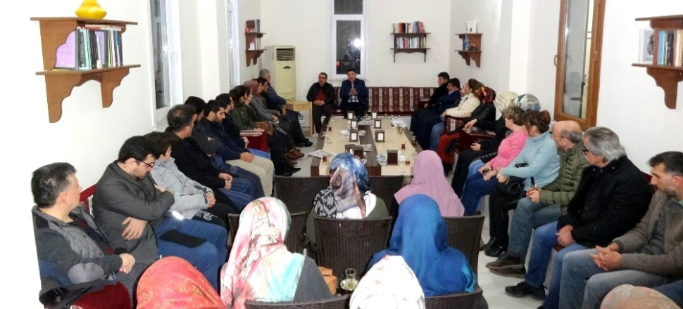 Kilis'te Kıraathane buluşmalarının üçüncüsü yapıldı