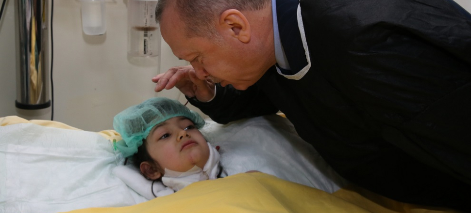 Erdoğan, Havva ve Tayyip Mahmut'u ziyaret etti!
