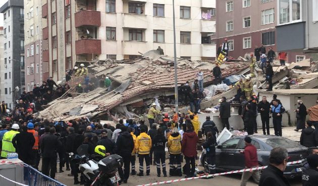 Kartal'da enkaz kaldırma ve arama çalışmaları sona erdi!