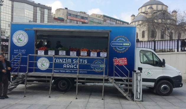 İlk mobil tanzim satış noktası kuruldu!