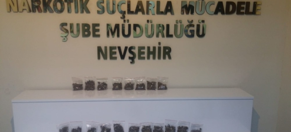 Nevşehir Gülşehir’de uyuşturucu taciri 1 kişi tutuklandı