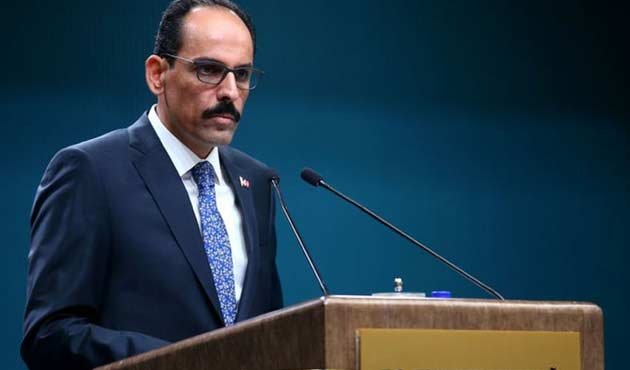 İbrahim Kalın'dan başsağlığı mesajı