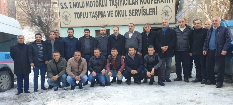 Hakkari'de Başkan Cüneyt Epcim’den sürücülere ziyaret