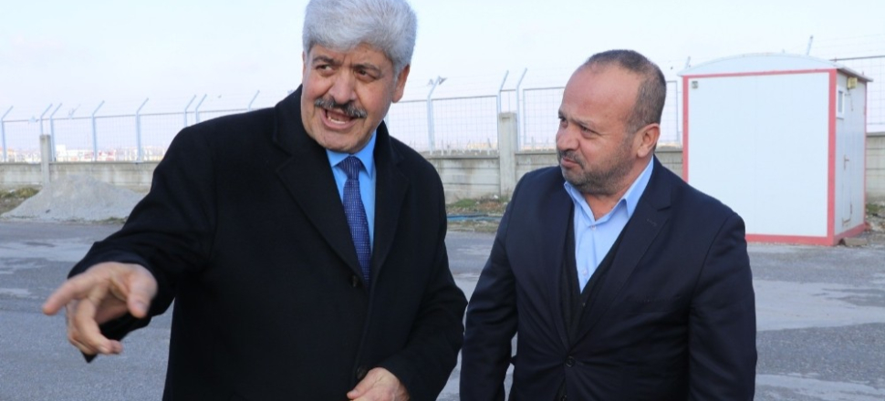 Malatya'da Ali Ekinci hal pazarı esnafından destek istedi