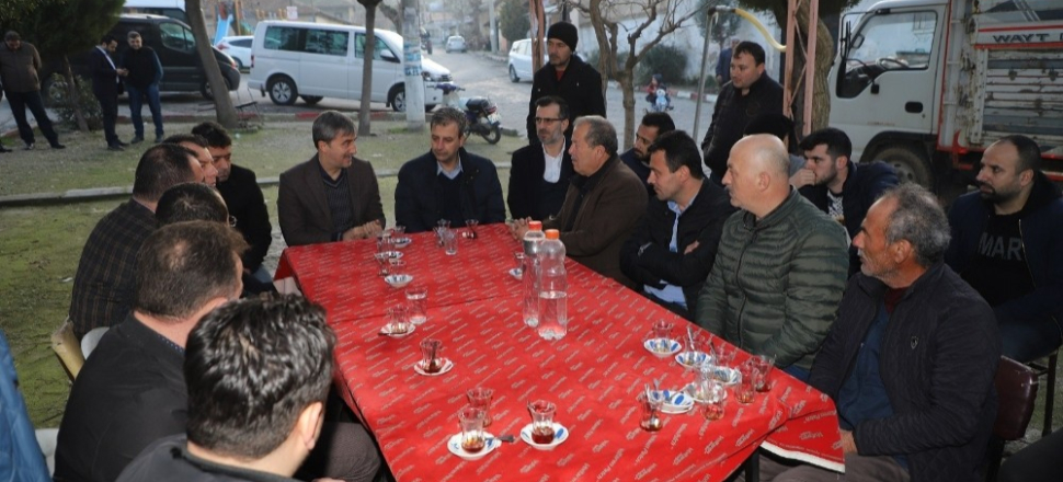 Manisa'da Başkan Şirin’e Derbent’te büyük ilgi