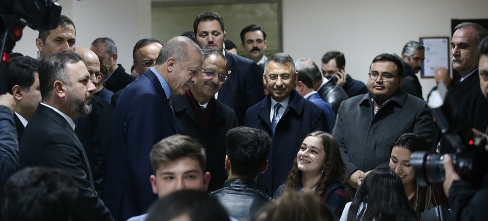 Erdoğan'dan millet kıraathanesi ziyareti...
