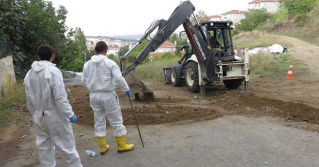 Üsküdar'daki arazide yeni silahlar bulundu!