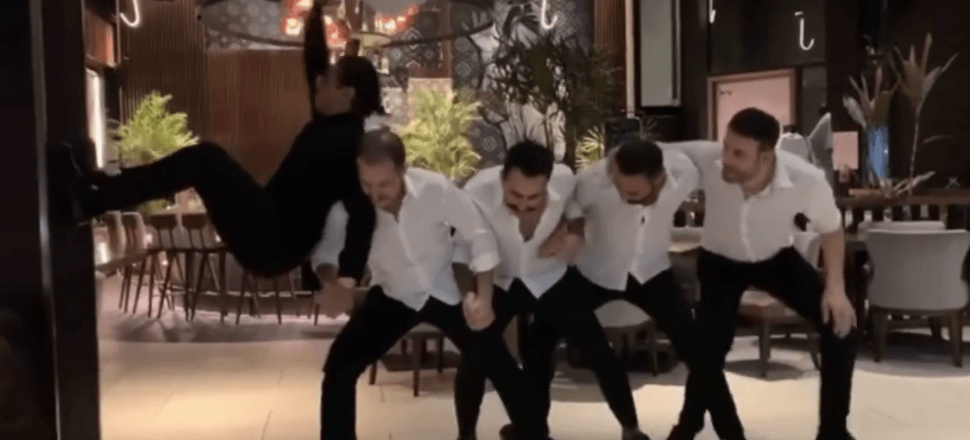Nusret'i duvarlara tırmandıran halay!