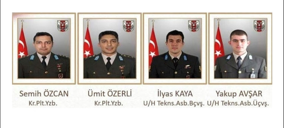 Şehit askerlerimizin isimleri belli oldu...