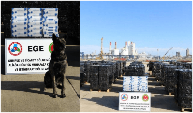 İzmir'de 500 bin paket kaçak sigara yakalandı