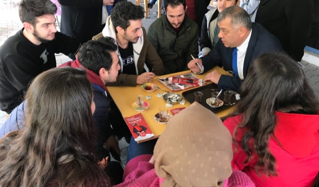 Düzce'de MHP’li Başkan adayı Erdoğan Bıyık hızlı başladı