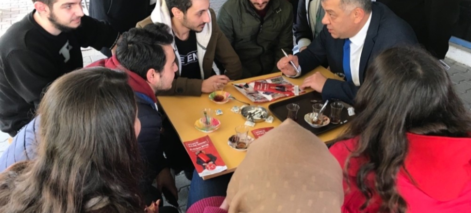 Düzce'de MHP’li Başkan adayı Erdoğan Bıyık hızlı başladı