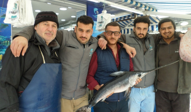 Bursa'da kılıç balığına büyük ilgi
