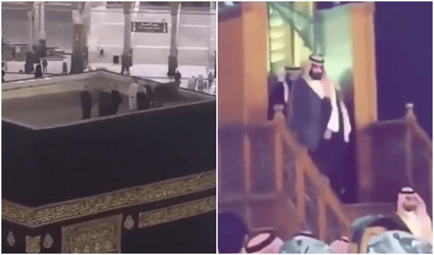Prens Selman Beytullah'ın çatısına çıktı!
