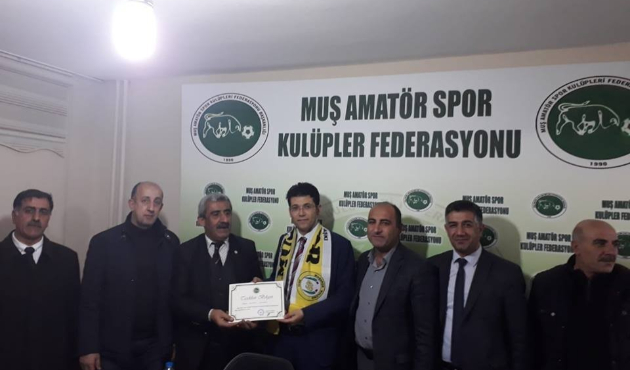 Muş'ta Kaymakam Erkan Kaçmaz’dan Muş ASKF’ye ziyaret