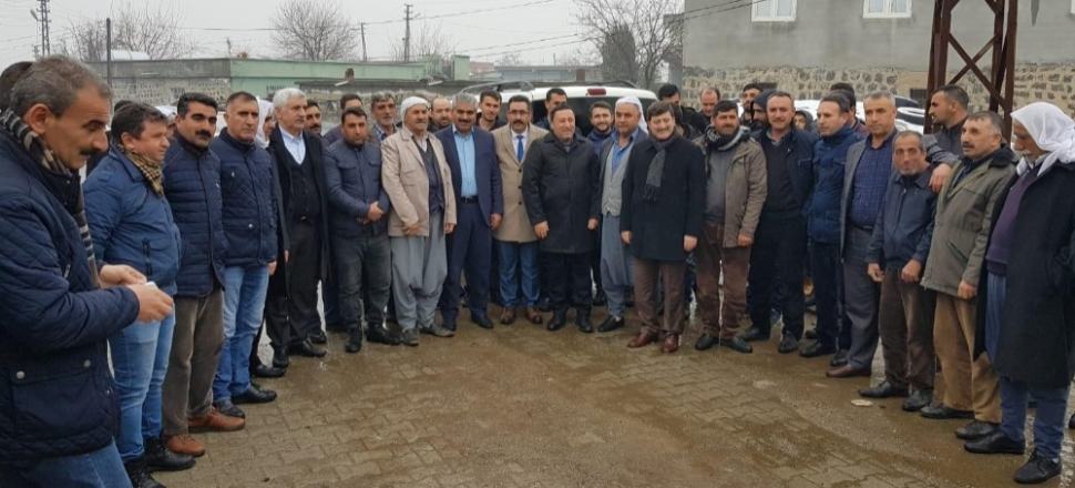 Diyarbakır'da Erkan Gezer, köy ziyaretlerine devam ediyor