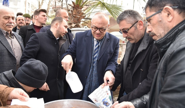 Manisa'da Başkan Cengiz Ergün’e Muradiye’de büyük ilgi
