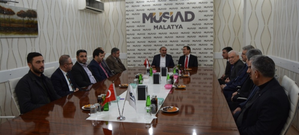 Malatya'da Rektör Ahmet Kızılay’dan MÜSİAD’a ziyaret