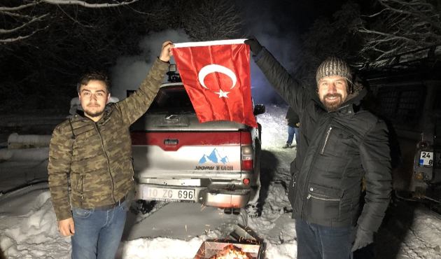 Balıkesir'de Off Roadçular Ulus dağında bir araya geldi