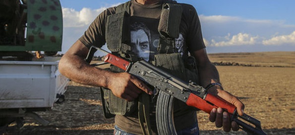 Fırat Kalkanı Harekatı'nda dikkat çeken görüntü!