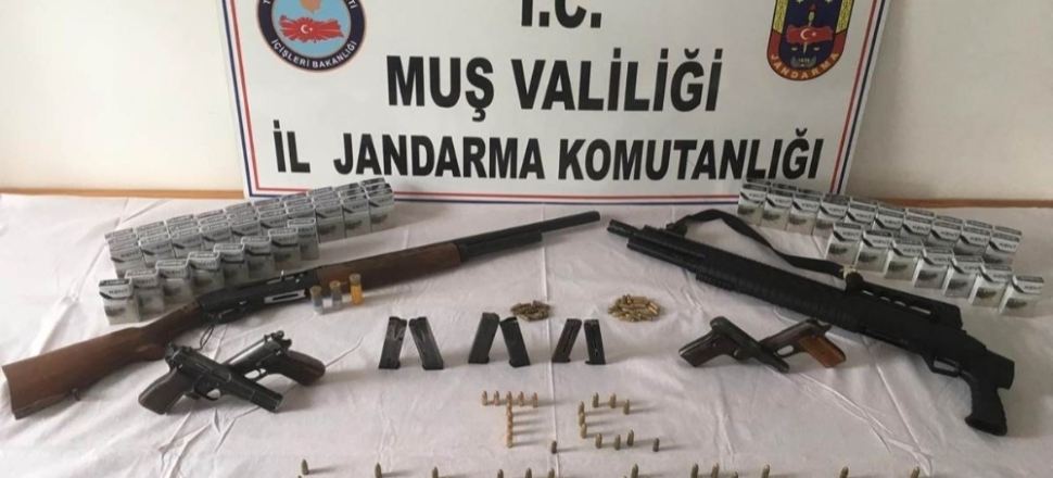 Muş’ta terör baskını: 13 gözaltı