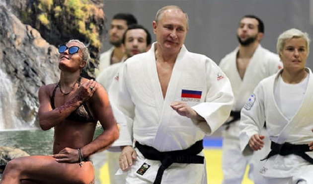 Dünya bu kadını konuşuyor! Putin'i nakavt etti...