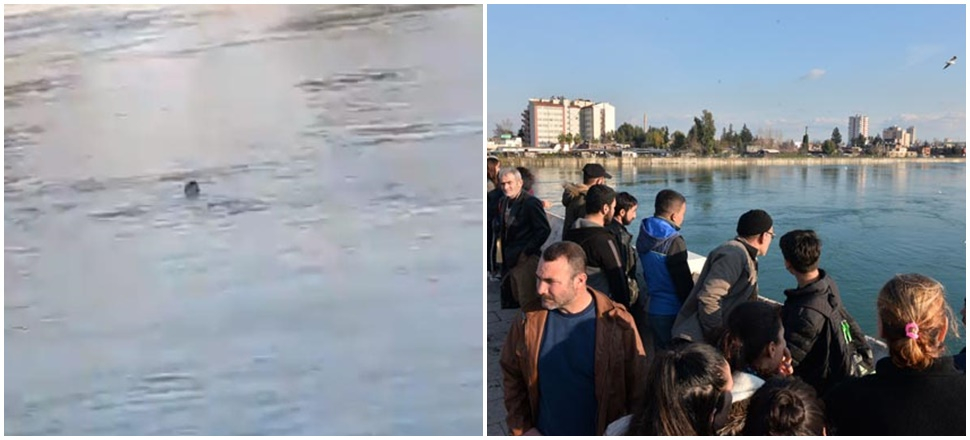 Adana'da korkunç olay! Kız nehre atladı, onlar izledi!
