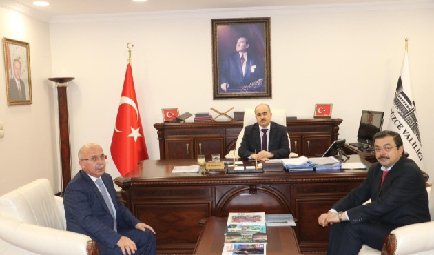 Düzce'de Genel Müdür Muzaffer Aydemir’den Vali’ye ziyaret