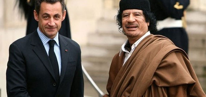 Fransa'yı sarsan Kaddafi iddiası
