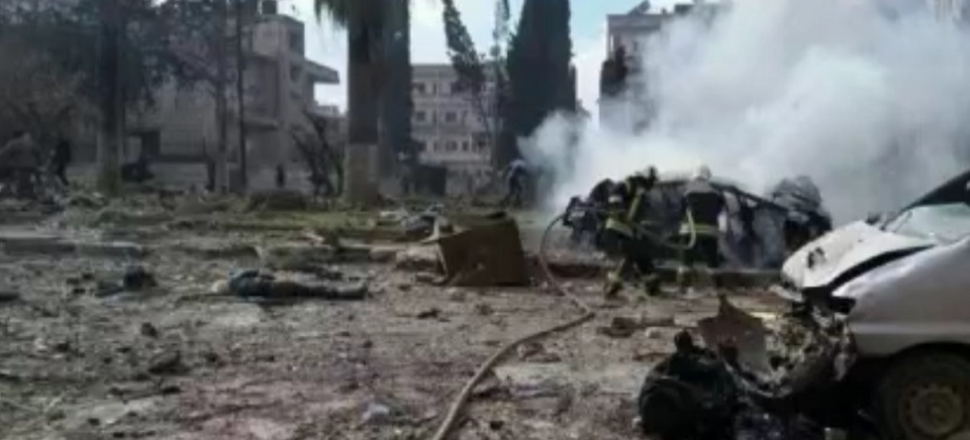 İdlib'de bomba yüklü araçlarla saldırı!