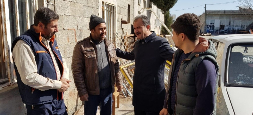 Adıyaman'da Süleyman Kılınç marangoz esnafıyla buluştu