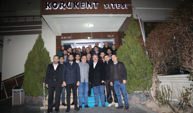 Kayseri'de Başkan Mustafa Palancıoğlu bina toplantısında