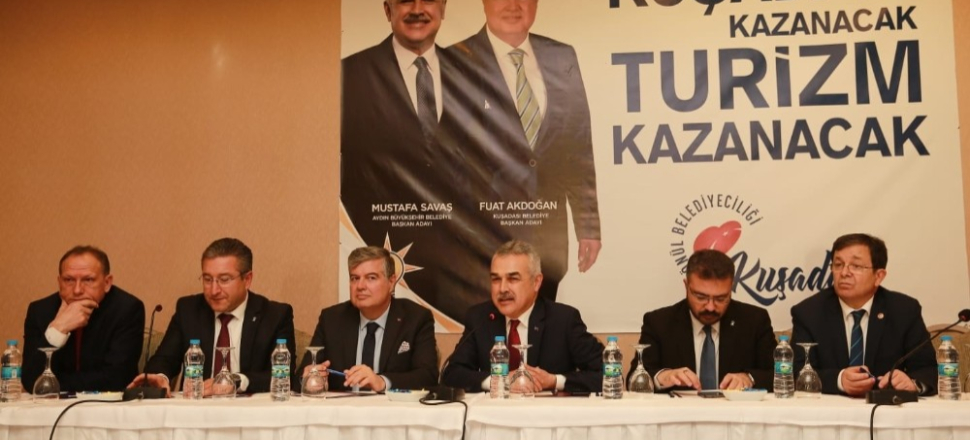 Aydın'da Mustafa Savaş; “Turizmi yeniden yapılandıracağız”