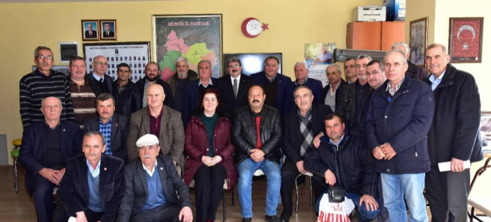 Bilecik'te Başkan Nihat Can, muhtarlarla buluştu
