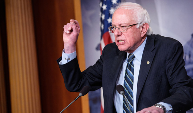 Sanders, Trump'a rakip olduğunu açıkladı!