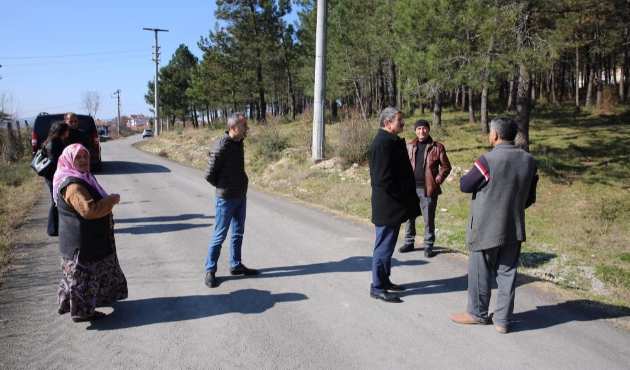 Bartın'da Başkan Cemal Akın Köypark proje alanını inceledi