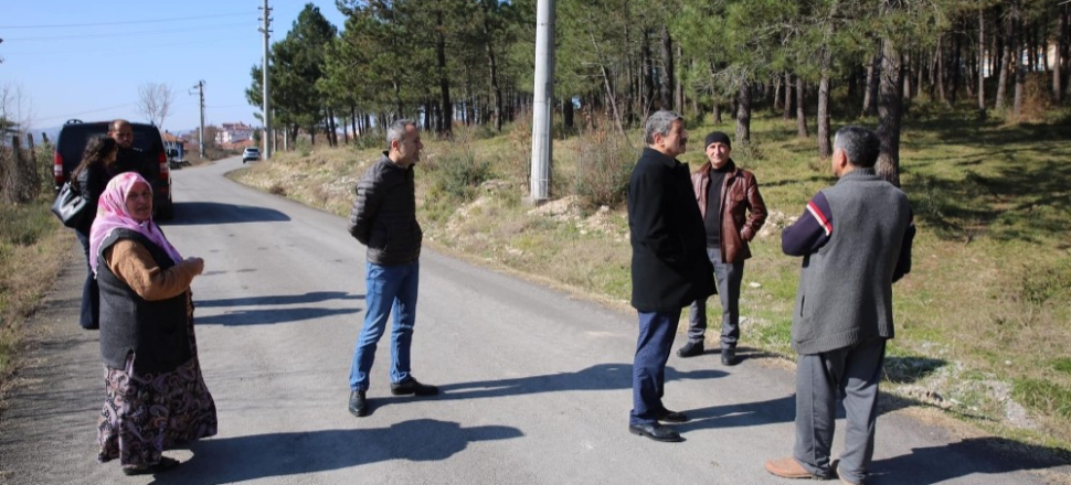 Bartın'da Başkan Cemal Akın Köypark proje alanını inceledi