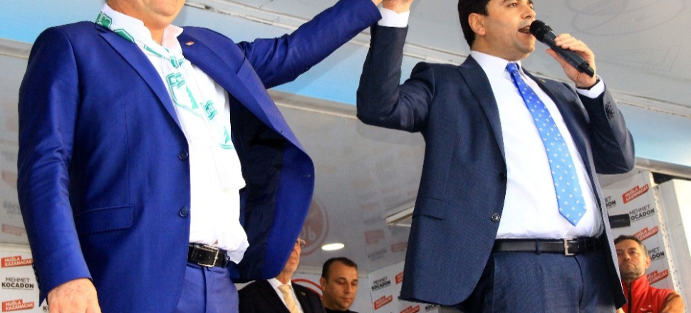 Muğla'da DP Büyükşehir adayı Mehmet Kocadon sahaya indi