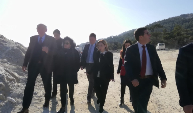Muğla'da Yavuz Demir ve Erol Gökcan maden kazası bölgesinde