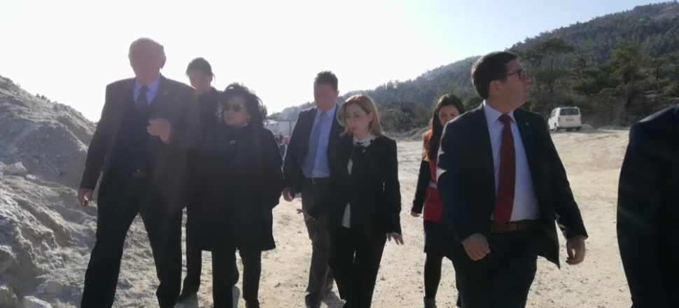 Muğla'da Yavuz Demir ve Erol Gökcan maden kazası bölgesinde