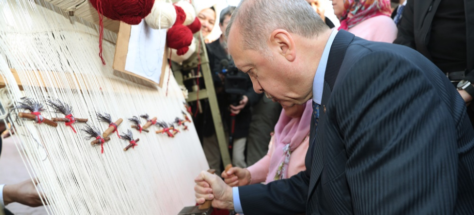 Cumhurbaşkanı Erdoğan da ilmek attı...