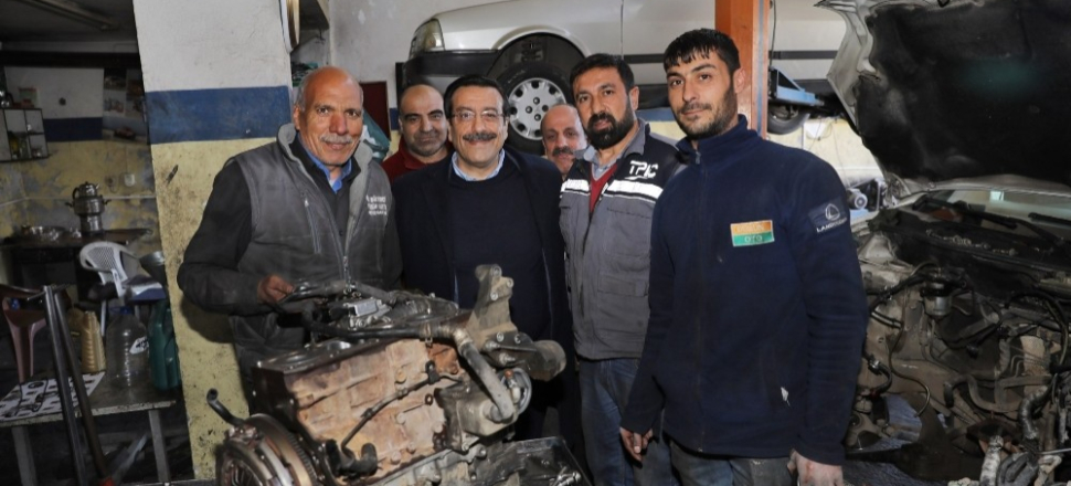 Diyarbakır'da Başkan Cumali Atilla’dan Sanayi Sitesi esnafına ziyaret