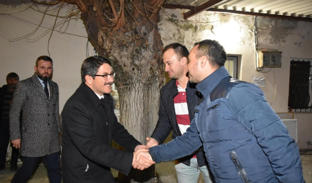 Manisa Karayenice’de Başkan Ömer Faruk Çelik’e coşkulu karşılama