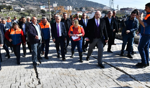 İzmir'de Başkan Aziz Kocaoğlu, Eğridere’de yüreklere su serpti