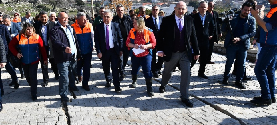 İzmir'de Başkan Aziz Kocaoğlu, Eğridere’de yüreklere su serpti
