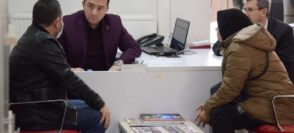 Bilecik'te Başkan Fahih Bakıcı ’Halk Günü’nde vatandaşlarla görüşüyor