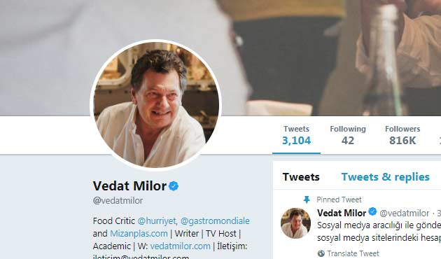 Vedat Milor 'mavi tık' a kavuştu