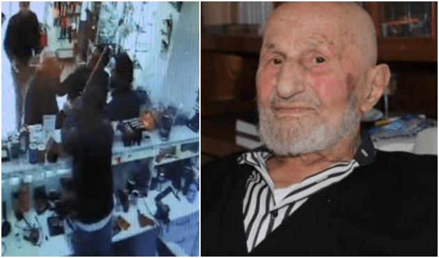 Utanmaz! 95 yaşındaki adamı tokatladı...